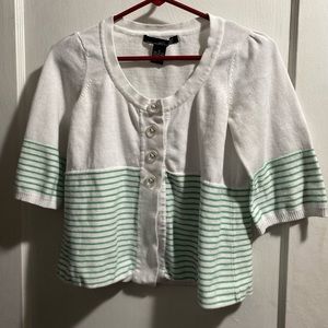 Willi Smith Quarter Sleeve Cardigan